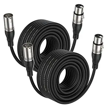 EBXYA XLR Cable 50ft 2 Packs