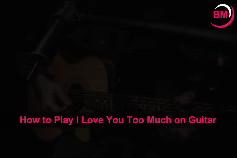 How to Play I Love You Too Much on Guitar