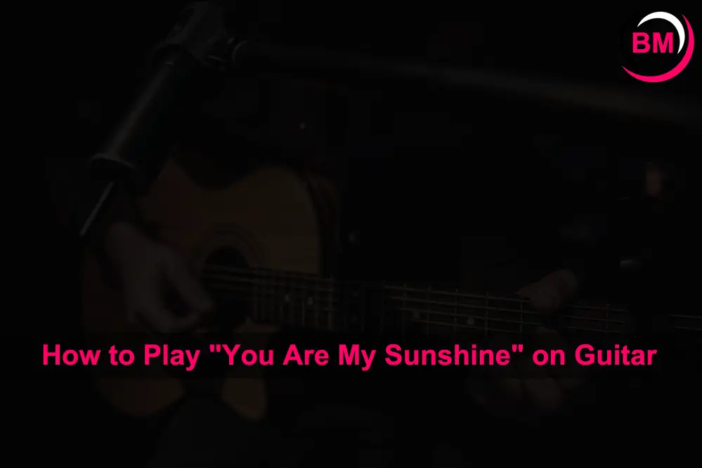 How to Play You Are My Sunshine on Guitar