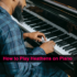 Learn How to Play Purple Rain on the Piano